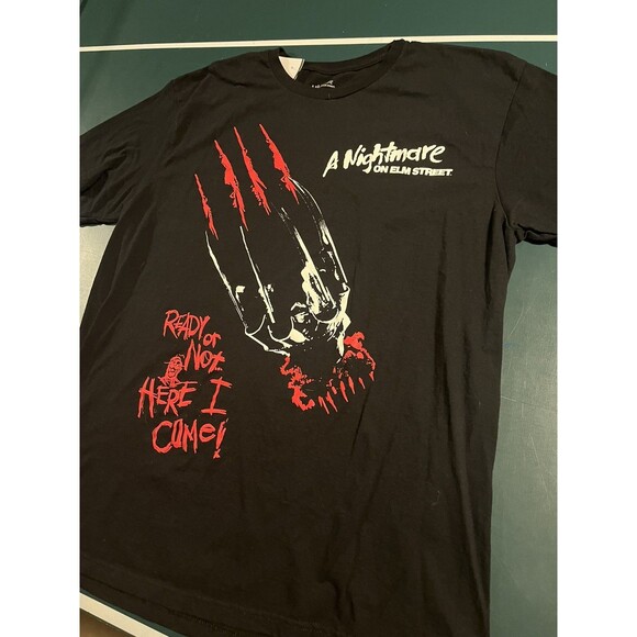 A Nightmare On Elm Street T-Shirt LARGE Horror Movie Freddy Krueger Halloween - Picture 2 of 5